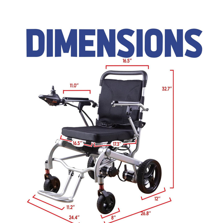Alton Mobility Lightweight Foldable Electric Wheelchair Weight 40lbs - RAGER
