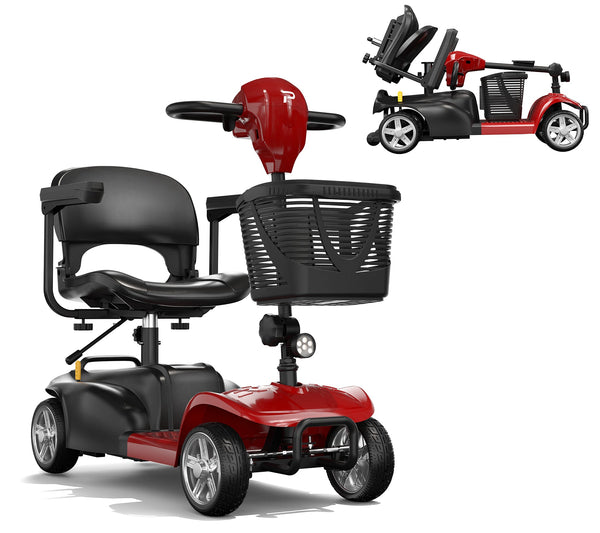 4-Wheel Electric Foldable  Mobility Scooter for Seniors