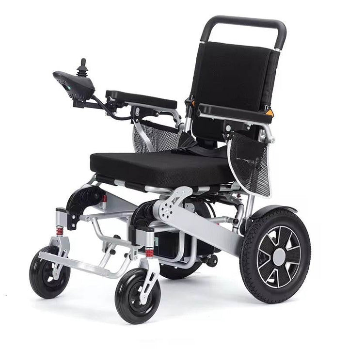 FOCLOVER Folding Electric Wheelchair for Adult Seniors,All Terrain Duty Anti-Tipper Motorized Wheelchair with 360°Joystick for Travel Outdoor Home - Foclover