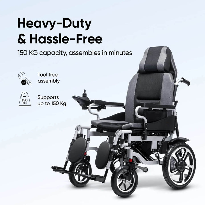 Heavy Duty Recliner Electric Wheelchair - Foclover