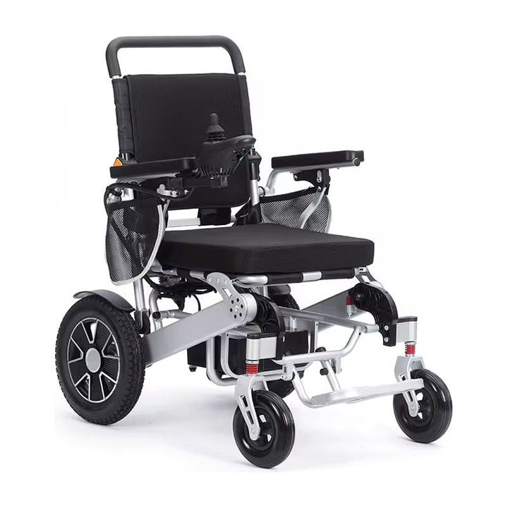 FOCLOVER Folding Electric Wheelchair for Adult Seniors,All Terrain Duty Anti-Tipper Motorized Wheelchair with 360°Joystick for Travel Outdoor Home - Foclover