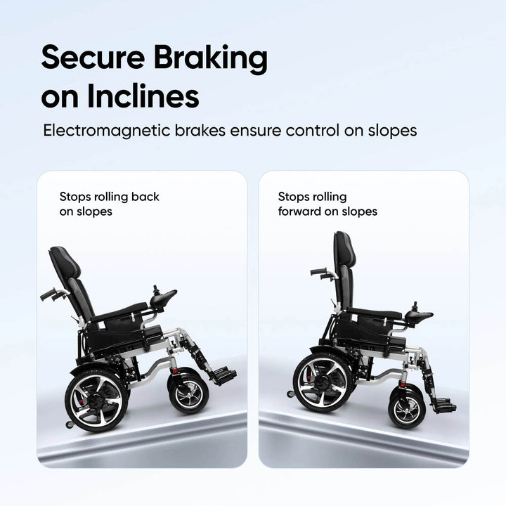 Heavy Duty Recliner Electric Wheelchair - Foclover