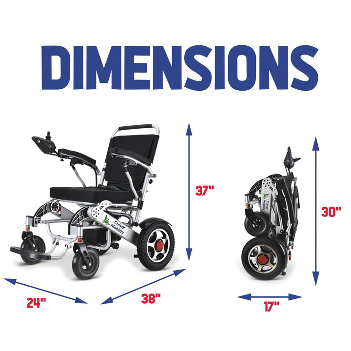 Alton Mobility Electric Wheelchair Wildcat 330 lbs Max Load-500W-13 Miles