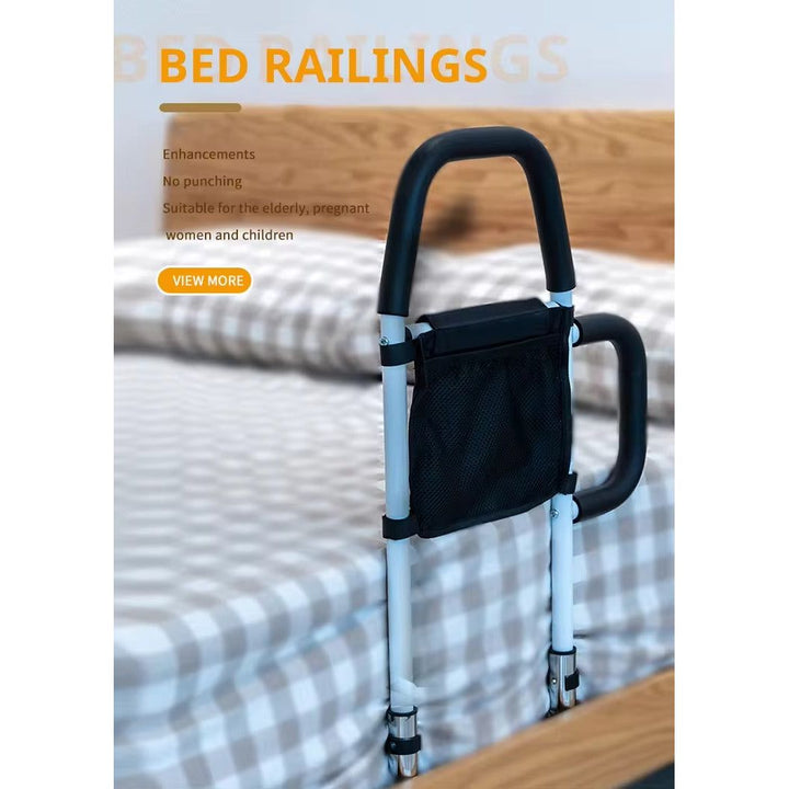 FOCLOVER Adjustable height of the elderly bedside auxiliary armrest, bedside railing to prevent falls - Foclover