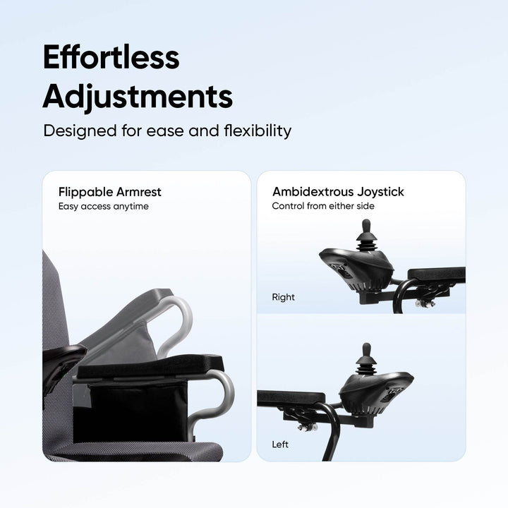 Heavy Duty Recliner Electric Wheelchair - Foclover