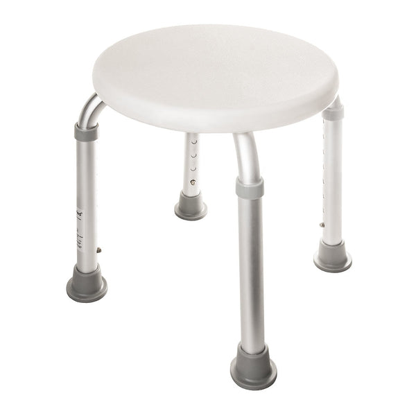 Round Shower Stool – Stable & Adjustable Support for Safe Showering