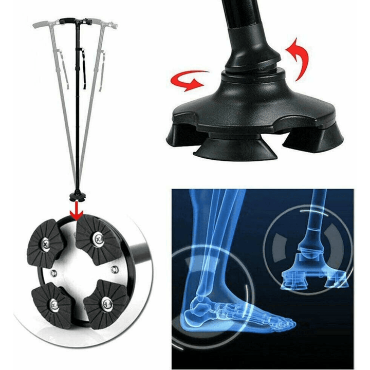 Foldable Cane with Led Light - Pain Free Me