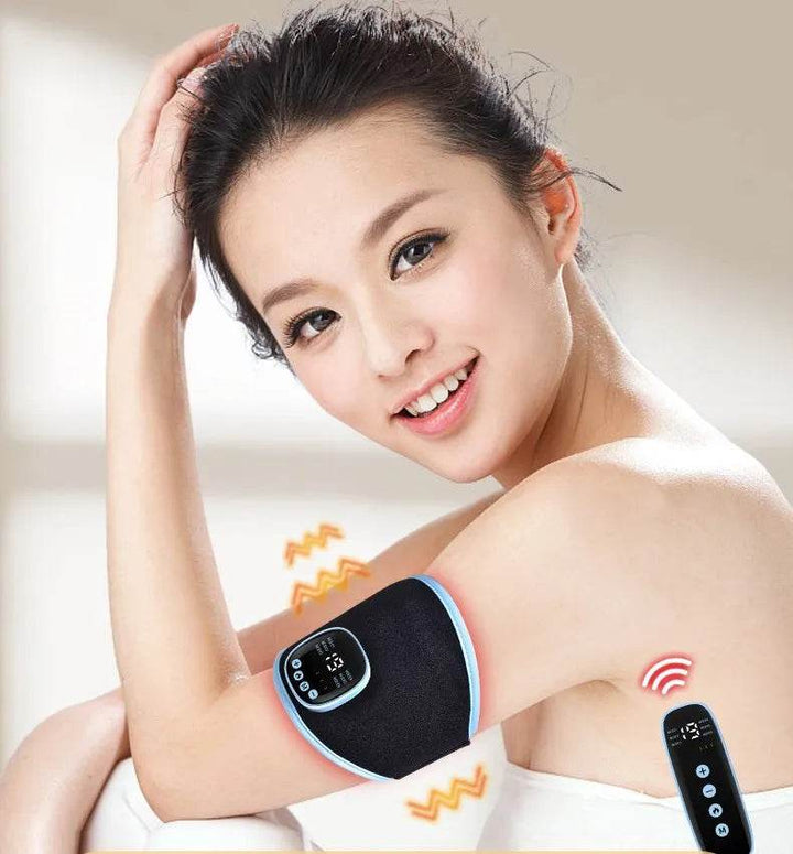 Electric remote-controlled heat therapy limb rehabilitation massager - Foclover